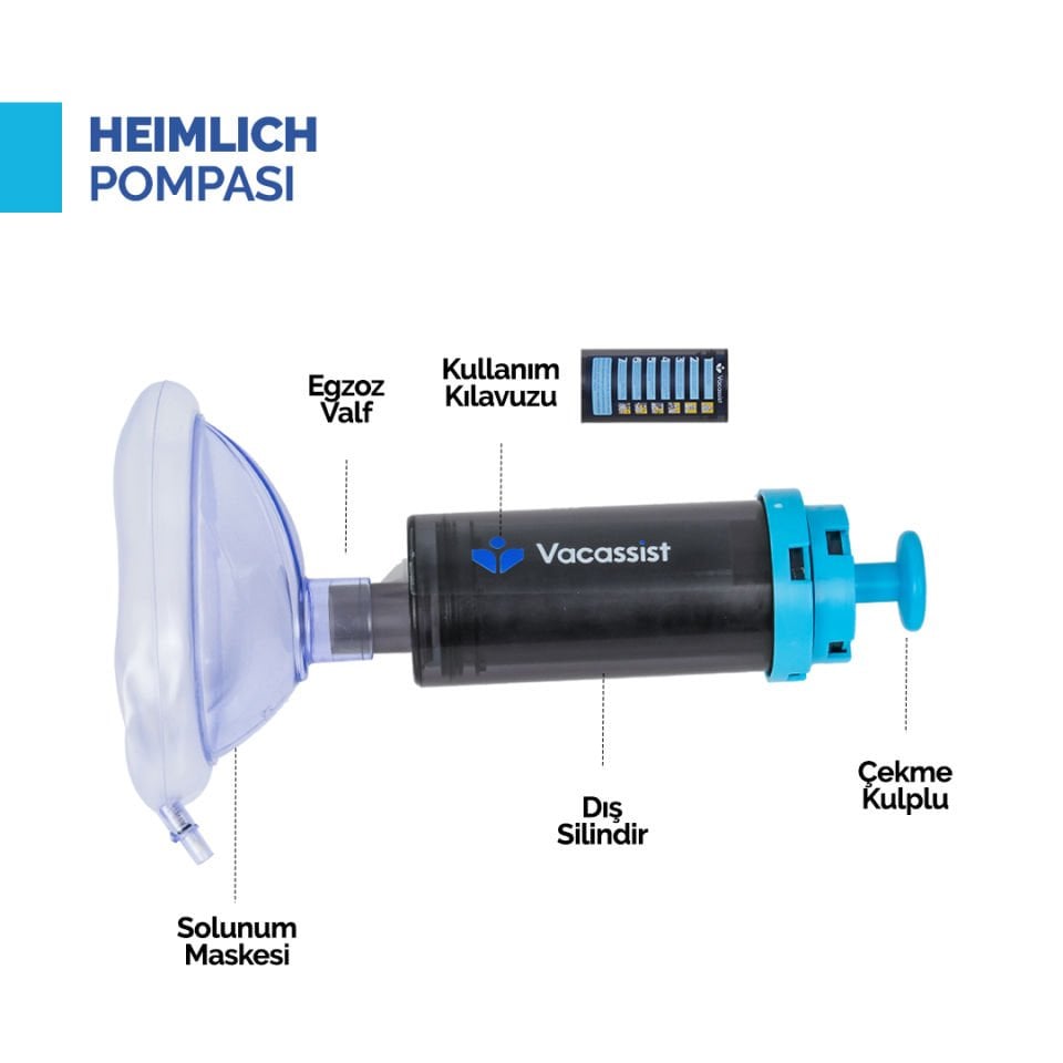 Heimlich Pompası Pediatrik (Çocuk/Bebek) - Füme